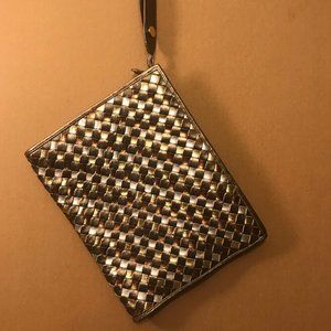 Vintage Morris Moskowitz metallic clutch